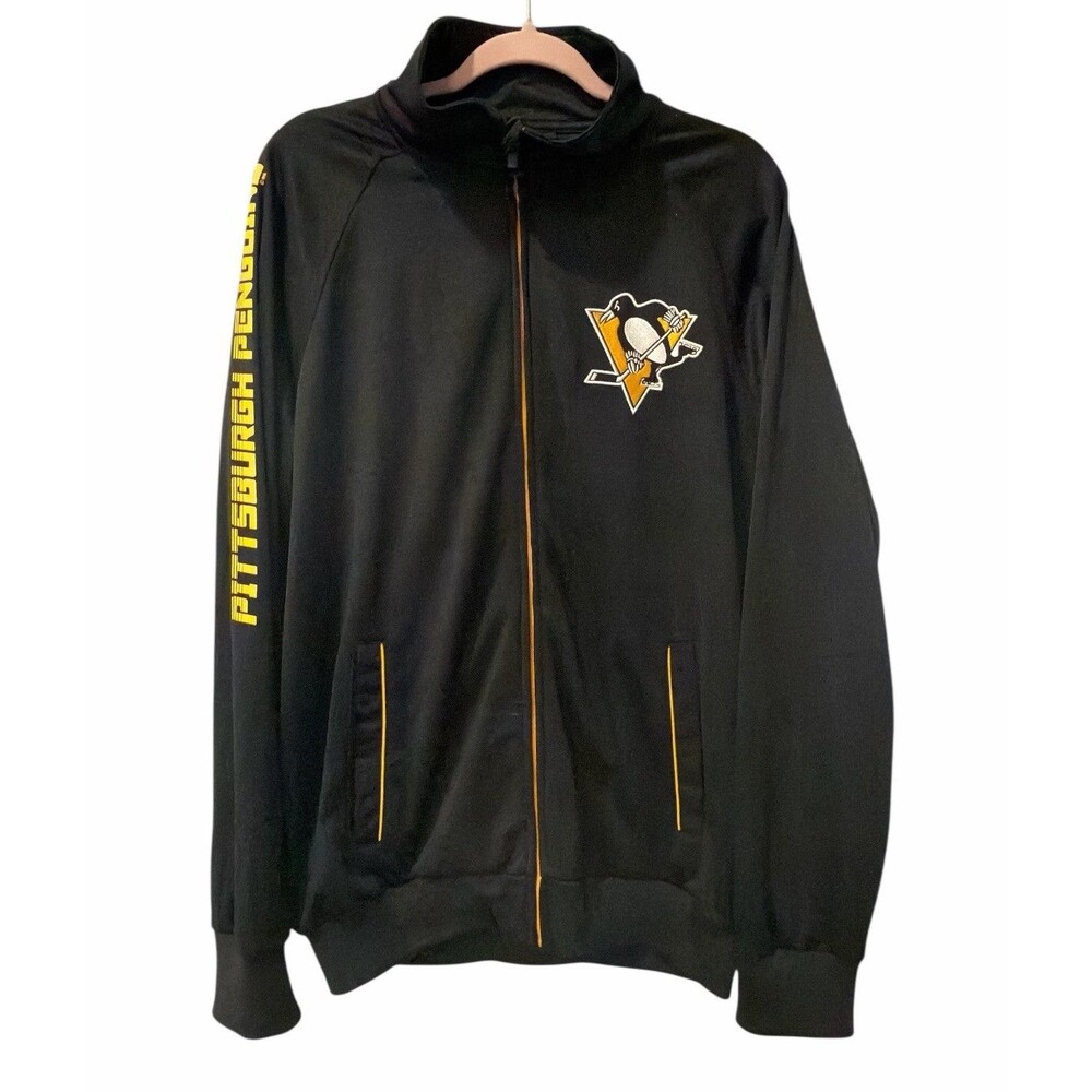 Pittsburgh Penguins Full Zip Jacket G-III Carl Banks Mens Size Large